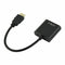 Fasdga HDMI to VGA converter adapter + 3.5 mm audio jack full HD 1080P blackV6U4