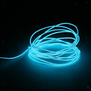 Luminescent Neon LED Lights Glow EL Wire String Strip 3 Meters Purple & Blue