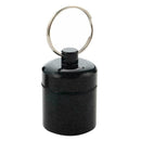 Mini Waterproof Metal Medicine Pill Box Case Bottle Black Container Keychai M5V9