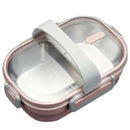 Japanese Portable Lunch Box For Kids School Stainless Steel Bento Box Kitch E3U9