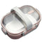 Japanese Portable Lunch Box For Kids School Stainless Steel Bento Box Kitch E3U9