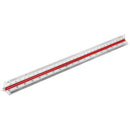 Plastic Red Yellow Green Triangular Scale Ruler 1:100 1:200 1:250 1:300 1:4