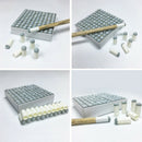 100PCS Insert In Cue Tips Standard 10mm Snooker Pool Billards Tip Head R WDH