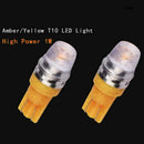 5pcs Yellow High Power T10 5730 LED Light Bulbs W5W 192 168 194 12V Y5C4 K3 C9G0