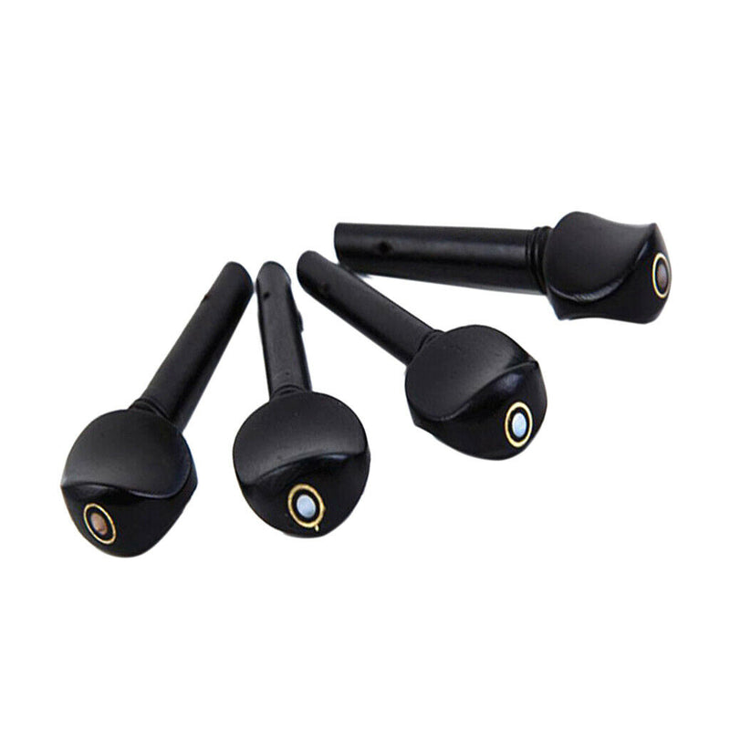 4 Pcs 4/4 Violin Fiddle Tuning Pegs Violin Replacement Parts For Violinist