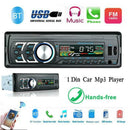 1 Din Car In-Dash Stereo BT FM Radio Receiver USB Head Unit MP3 Music Player