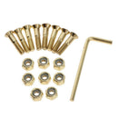 8x Skateboard Mounting Screws Nuts Bolt Skate Deck To Truck Replacement Hardware