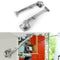 2pcs Hydraulic Randomly Stop Hinges Kitchen Cabinet Door Adjustable Hinge