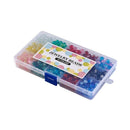 450pcs/box Loose 8mm For Jewelry Making Round Crackle Glass Beads Charm 15 Color