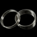 100Loops  Memory Beading Wire for Bracelet 50mm-55mm(2 inch-2 1/8 inch) Dia
