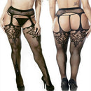 Plus Size Sexy Women BodyStockings Suspender Pantyhose Tight Stockings Bodys3CG