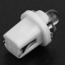 10pcs T5 B8.5D 5050 SMD LED Car Instrument Dashboard Light Bulbs (White) A
