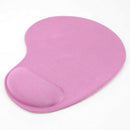 Pink Silicone Gel Wrist Comfort Rest Mouse Pad Mat for Laptop Desktop