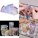 20Pieces Reusable Mason Jar Zipper Bags Snack Nuts Airtight Seal  Bags