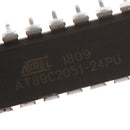 1Pc At89c2051-24pu 8-bit CMOS microcontroller 24 MHz dip-OZ