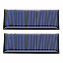 2pcs Solar Cell Module 5V 50mA Polycrystalline Silicone Solar Panel Charger