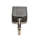 1/4" Stereo Plug Adapter to 2-way 6.35mm Stereo Jack Headphone Y Splitter S Nw