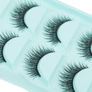 5Pairs Natural Eye Lashes Handmade Messy Cross False Eyelashes Makeup Long Kit