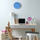 Wall Clock Battery Operated Indoor Non-Ticking Silent Quartz Quiet Sweep Mo