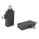 USB 3.1 2-in-1 Type-C&Micro USB to USB 3.0 / 2.0 Female OTG Adapter Convertor 3C