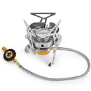 Outdoor Mini Gas Stove Camping Folding Windproof Split Stove Portable Gas g Q2L6