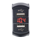 CS-437 Car 4.2A Dual USB Charger PowerÃ‚Â Adapter w/ Digital Voltmeter (Red)