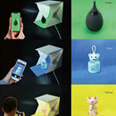 Mini Folding Softbox with 2 LED Strap 20cm Universal Photography Studio Lightbox