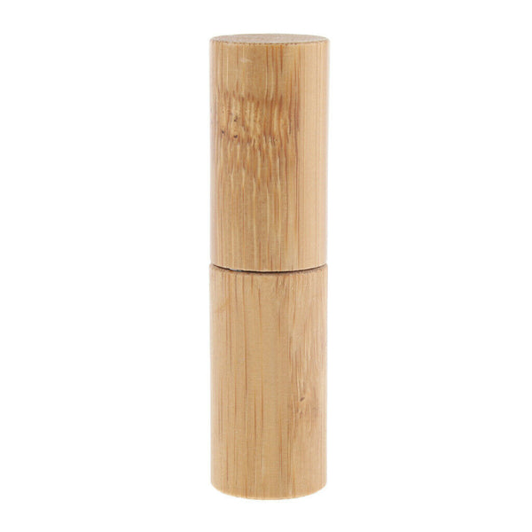 Natural Bamboo Refillable Empty Makeup Essential Oil Roller Bottles 5ml