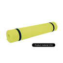 Non-Slip EVA Yoga Mat Fitness Pilates Gym Exercise Pad (Fluorescent Green) A