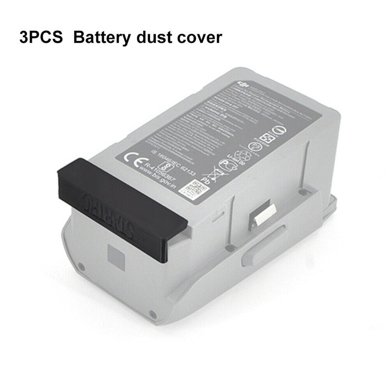 3pcs RC Drone Battery Dust Cover Moisture Proof Charging Port For Mavic Air 2