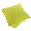 Triangular Lumbar Cushion Back Support Travel Pillow Car Seat Chair S-Green