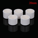 5 Pcs 20mm water pipe fittings pvc slip end caps covers white US  ME