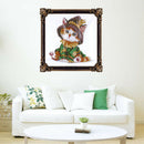 5D DIY Diamond Painting Cute Cat Cross Stitch Embroidery Rhinestones Kits 1