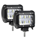 Led Pods 4 Inch 216W Quad Row Off Road Combo Led Light Bar Driving Fog Lamp