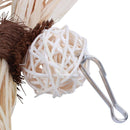 Pet Parrot Conure Cockatiel Parakeet Budgie Bird Chew Bites Swing Cages ToysA4P8