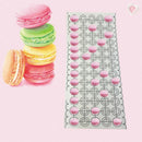Silicone Dough Mat Bakeware 26X60Cm Macaron 65 Circles Pastry Oven Pasta To J8O5