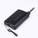 New Wireless FM Transmitter Receiver Lavalier Lapel Clip Mic System