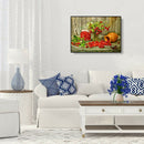 DIY Digital Painting By Numbers Kits Food Canvas Frameless Drawing Picture