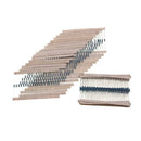 600PCS 30 Values 1/4W 1% Tolerance Metal Film Resistor Resistance Assortment Kit