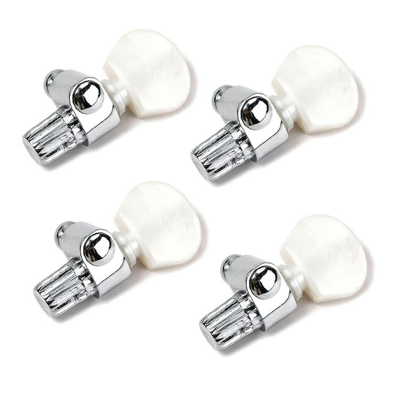 4 Pieces String Banjo 5th Machine Heads Tuning Pegs Tuners Keys Geared