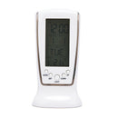 LED Digital Alarm Clock Night Light Electronic Calendar Thermometer Displ Ew