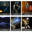50000LM COB LED Headlamp USB Rechargeable Headlight Fishing Lamp Head Torch AU