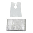 200X Disposable Hair Cutting Cape Clear Hairdressing Apron Cloth for Barber