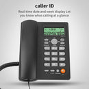 Desktop Corded Telephone with Caller ID Display, Wired Landline Phone for H