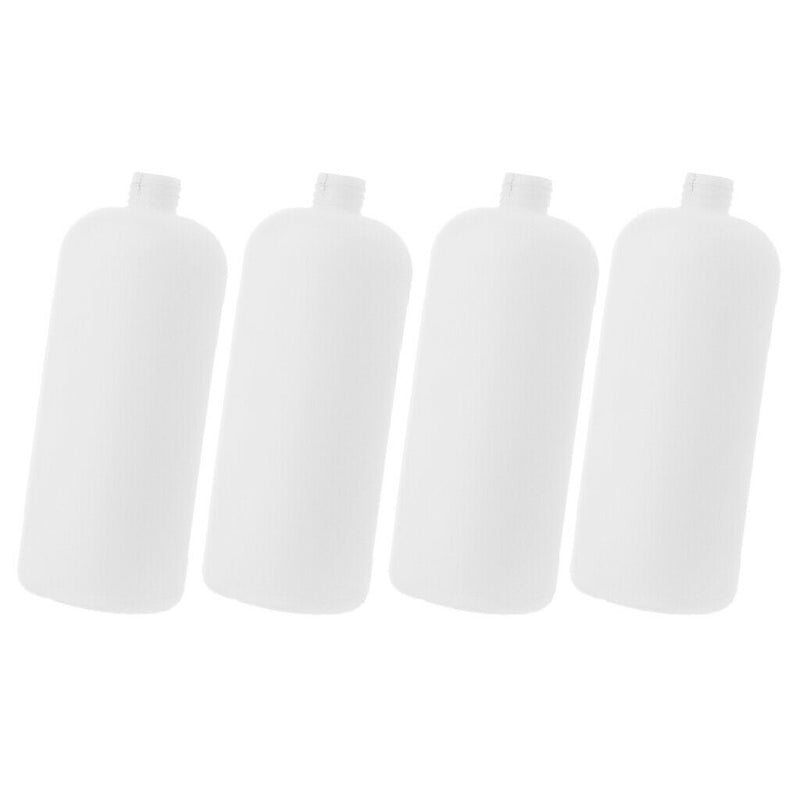 4pcs Plastic Pressure Washer Snow Foam Lance Car Wash Nozzle Sprayer Bottles 1L
