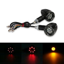 2Pcs Motorcycle Turn Signal 6Led Indicator Locomotive Universal Turn Signal B3S2