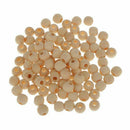 1 pack of 20 round single holes large natural wood beads - 12 mm P4T6