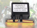 7 Pin LED Indicator Turn Signal Lamp Flasher Relay For Suzuki GSXR 1000 Bandit