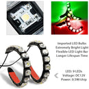 2Pcs/Set High Brightness Boat Mooring Navigation Marine Warning LED Light Lamp E