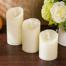 LED Electronic Candles Light LED Pillar Candles Dripping Creative Flameless S7L3